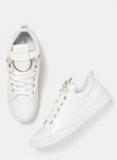 Dressberry White Regular Synthetic Sneakers Women