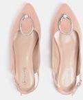 DressBerry Women Dusty Pink Solid Flats