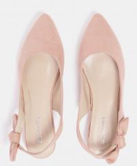 DressBerry Women Pink Solid Flats