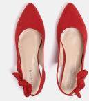 DressBerry Women Red Solid Ballerinas