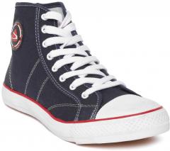 Duke Navy Blue Canvas Sneakers men