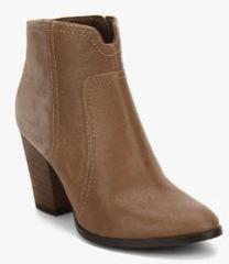 Dune Brown Ankle Length Boots women