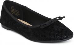 Dune London Black Solid Ballerinas women