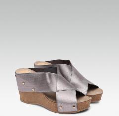 Dune London Metallic Synthetic Wedges women