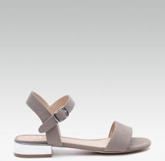 Dune London Taupe Solid Open Toe women