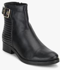 Dune Padston Black Ankle Length Boots women