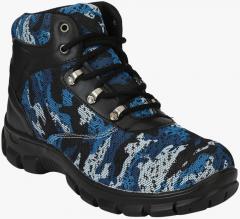 Eego Italy Blue Mid Top Trekking Shoes men