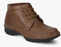 Egoss Brown Derby Boots men