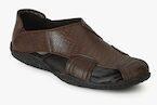 El Paso Brown Fisherman Sandals men