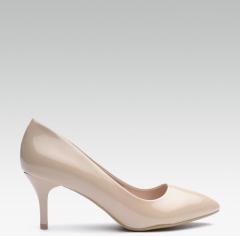 Elle Beige Solid Pumps women