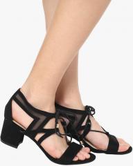 Elle Black Sandals women