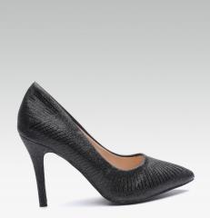 Elle Black Shimmer Pumps women