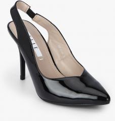 Elle Black Sling Back Stilettos women