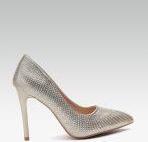 Elle Gold Toned Embellished Pumps Women