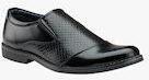 Escaro Black Slip On Formal Shoes men