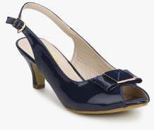 Esse By Esse Pelle Navy Blue Sandals women