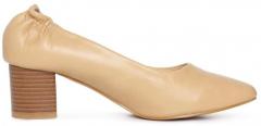 Ether Beige Solid Pumps women