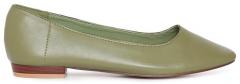 Ether Green Solid Ballerinas women