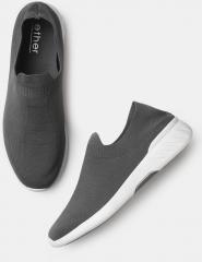 Ether Grey Slip On Sneakers men