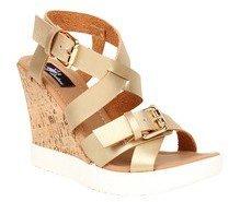 Evetoes Golden Wedges women