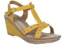 Evetoes Yellow Wedges women