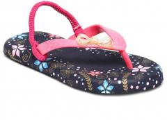 Fame Forever by Lifestyle Girls Pink Embellished Thong Flip Flops