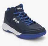 Fila Gunner Navy Blue Basketball Shoes Men