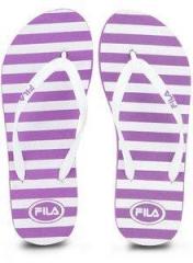 Fila Stripes Purple Flip Flops women