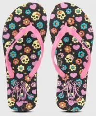 Fizik Freak Cute Skull Navy Blue Flip Flops women