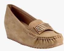 Flat N Heels Beige Moccasins women