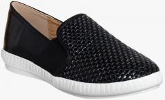 Flat N Heels Black Loafers women