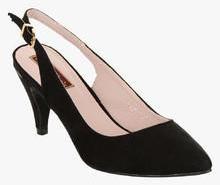 Flat N Heels Black Stilettos women