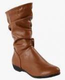 Flat N Heels Brown Boots Women