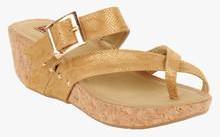 Flat N Heels Golden Wedges women