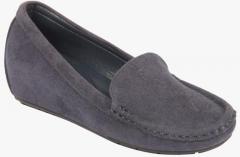 Flat N Heels Navy Blue Loafers women