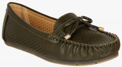 Flat N Heels Olive Moccasins women