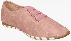 Flat N Heels Pink Regular Loafers women