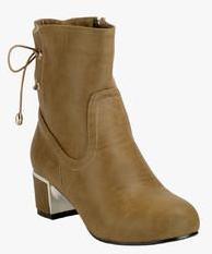 Flat N Heels Tan Boots women