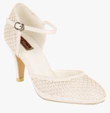 Flat N Heels White Stilettos women