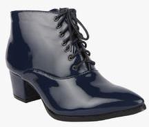 Footash Ankle Length Blue Boots women