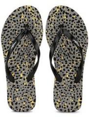 Freetoes Leopard Grey Flip Flops women