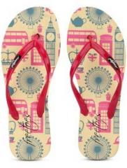 Freetoes Town Cream Flip Flops women