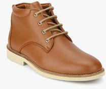 Fresco Tan Derby Boots men