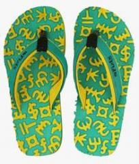 Frestol Green Flip Flops boys