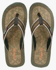 Frestol Olive Flip Flops men