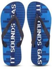 Gas Racket Blue Flip Flops men