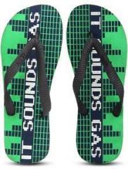 Gas Racket Green Flip Flops men