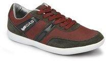 Gas Rove Maroon Sneakers men