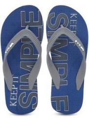 Gas Simple Navy Blue Flip Flops men