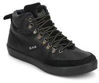 Gas Slam Black Sneakers men